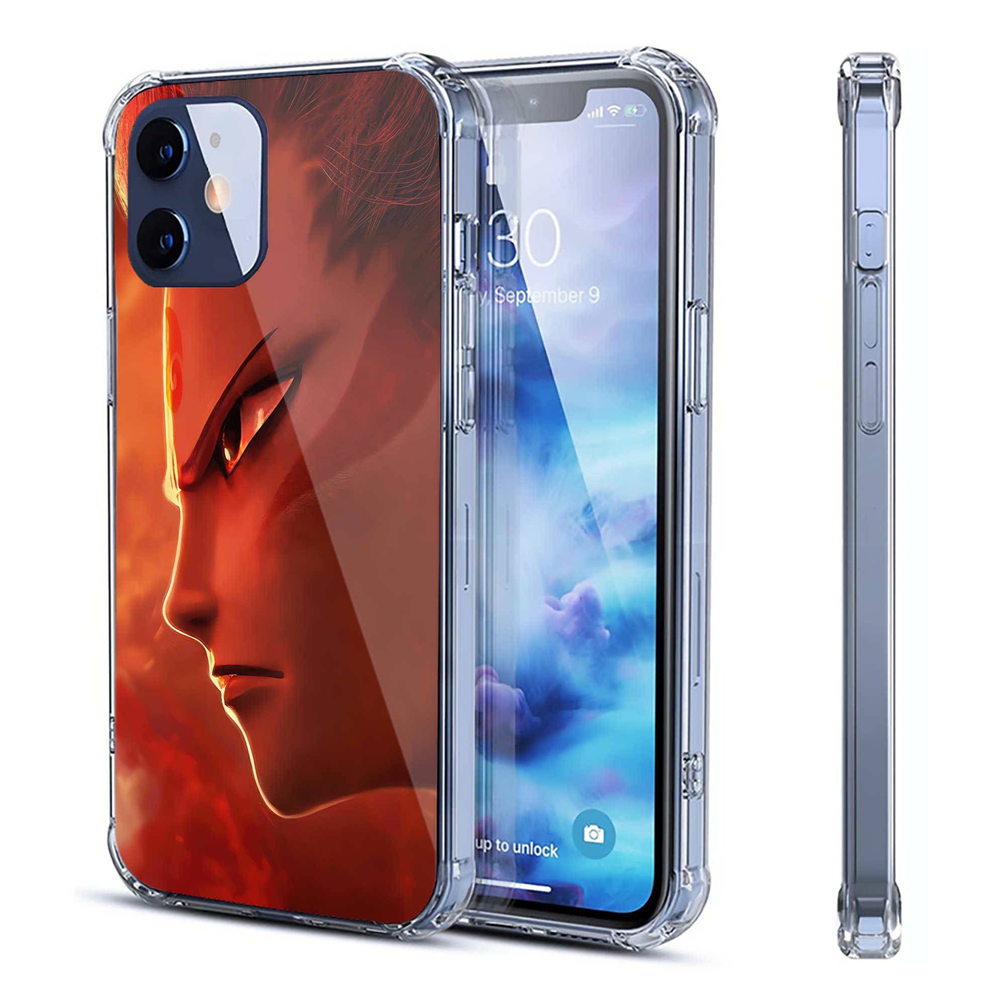 （画像用） Ne Zha 2 ナタ 魔童の大暴れ 【iPhone 12シリーズ対応】透明スマホケース（クリアソフトケース）